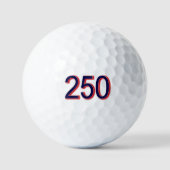 250-jarig jubileum golfballen (Voorkant)