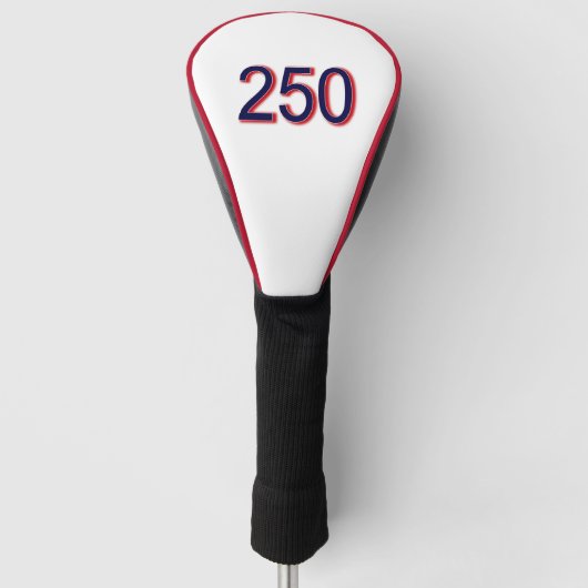 250-jarig jubileum golfheadcover (Voorkant)