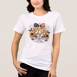 250-jarig jubileum onafhankelijkheids T-shirt