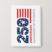250-jarig jubileum Onafhankelijkheidsdag van Ameri Button (Voorkant)
