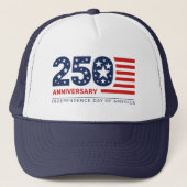 250-jarig jubileum Onafhankelijkheidsdag van Ameri Trucker Pet (Voorkant)