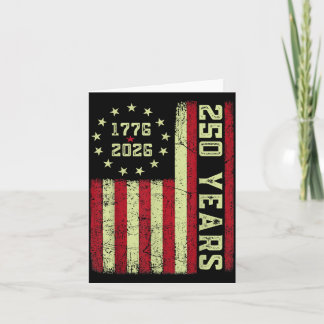 250-jarig jubileum USA 250e Amerikaanse vlag patri Kaart