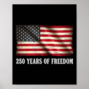 250-jarig jubileum usa 4 juli 250e verjaardag poster