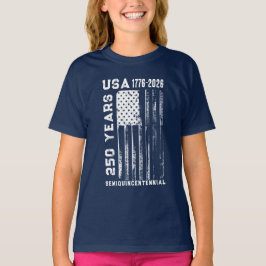 250-jarig jubileum USA 4 juli T-shirt