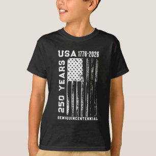 250-jarig jubileum USA 4 juli T-shirt