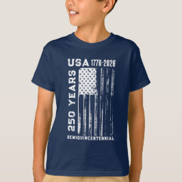 250-jarig jubileum USA 4 juli T-shirt