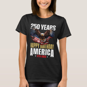 250-jarig jubileum USA patriottische 4 juli 2026 T-shirt