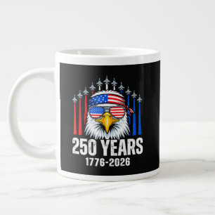 250-jarig jubileum USA Patriottische Adelaar 250e Grote Koffiekop