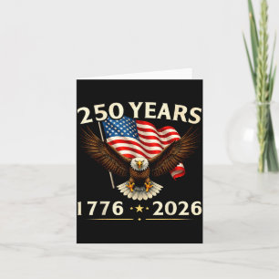 250-jarig jubileum USA Patriottische Adelaar 250e  Kaart