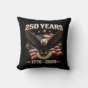 250-jarig jubileum USA Patriottische Adelaar 250e  Kussen