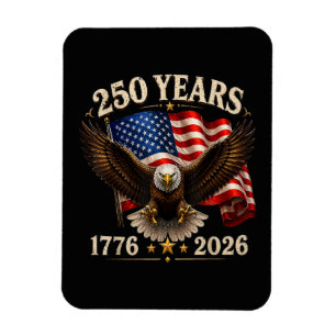 250-jarig jubileum USA Patriottische Adelaar 250e Magneet