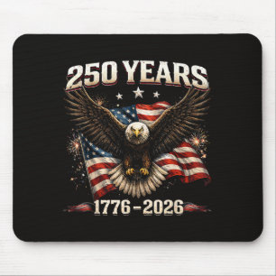 250-jarig jubileum USA Patriottische Adelaar 250e  Muismat