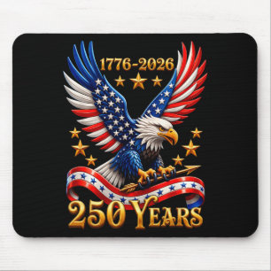 250-jarig jubileum USA Patriottische Adelaar 250e  Muismat