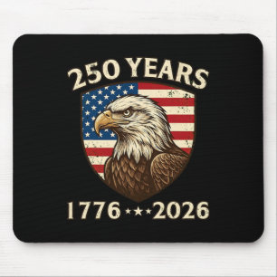 250-jarig jubileum USA Patriottische Adelaar 250e Muismat