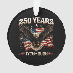 250-jarig jubileum USA Patriottische Adelaar 250e  Ornament