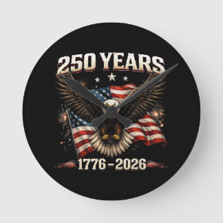 250-jarig jubileum USA Patriottische Adelaar 250e Ronde Klok