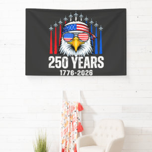 250-jarig jubileum USA Patriottische Adelaar 250e Spandoek