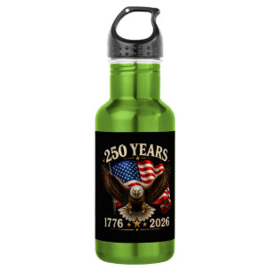 250-jarig jubileum USA Patriottische Adelaar 250e Waterfles
