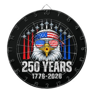 250-jarig jubileum USA Patriottische Adelaar 250st Dartbord