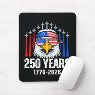 250-jarig jubileum USA Patriottische Adelaar 250st Muismat