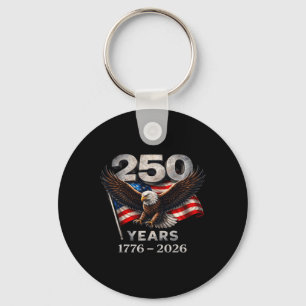 250-jarig jubileum Usa T-shirt Adelaar Amerikaanse Sleutelhanger