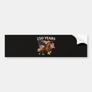250-jarig jubileum USA Western Paard Adelaar Bumpersticker