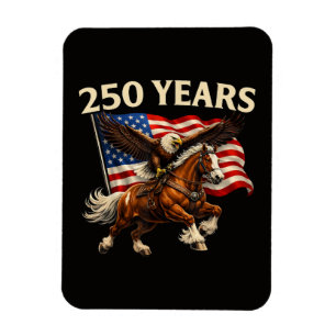 250-jarig jubileum USA Western Paard Adelaar Magneet