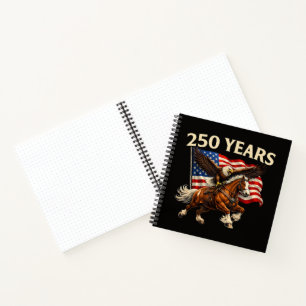 250-jarig jubileum USA Western Paard Adelaar Notitieboek