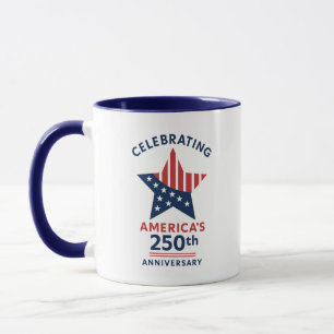 250-jarig jubileum van Amerika vieren Mok