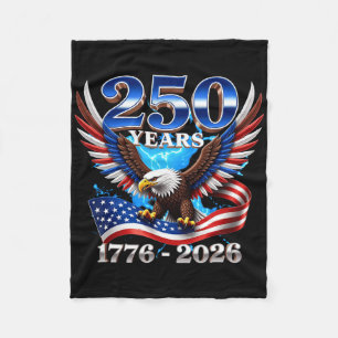 250-jarig jubileum van de Verenigde Staten Patriot Fleece Deken