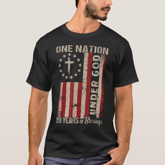 250-jarig jubileum van de VS T-shirt (Voorkant)