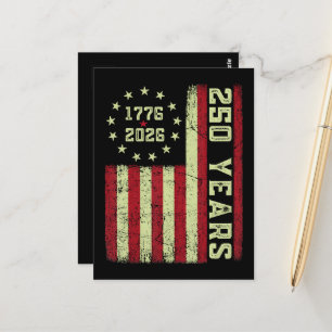 250-jarig jubileum Vlag van de VS Briefkaart