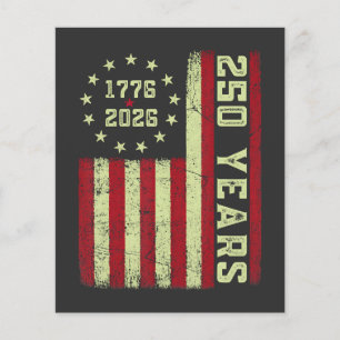 250-jarig jubileum Vlag van de VS Flyer