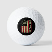 250-jarig jubileum Vlag van de VS Golfballen (Voorkant)