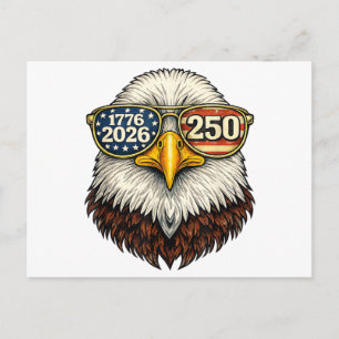 250-jarig jubileum VS 1776-2026 Patriottische Amer Briefkaart