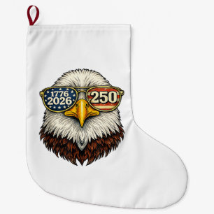 250-jarig jubileum VS 1776-2026 Patriottische Amer Grote Kerstsok