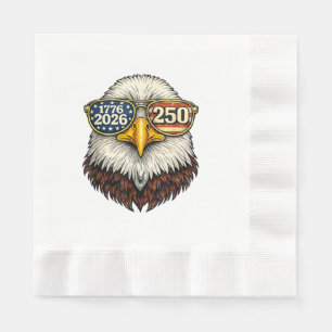 250-jarig jubileum VS 1776-2026 Patriottische Amer Servet