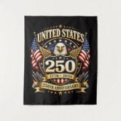 250-jarig jubileum VS 250 jaar  Wandkleed (Voorkant)