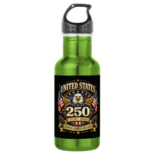250-jarig jubileum VS 250 jaar Waterfles