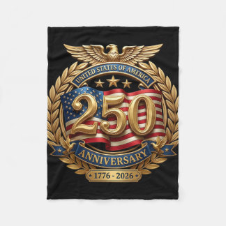 250-jarig jubileum VS 250e Onafhankelijkheidsdag A Fleece Deken