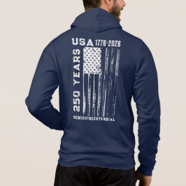 250-jarig jubileum VS 4 juli Hoodie
