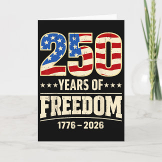 250-jarig jubileum VS 4 juli patriottisch 250 jaar Kaart