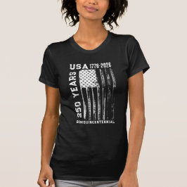 250-jarig jubileum VS 4 juli T-shirt