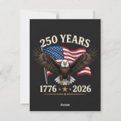 250-jarig jubileum VS Feestdagenkaart (Achterkant)