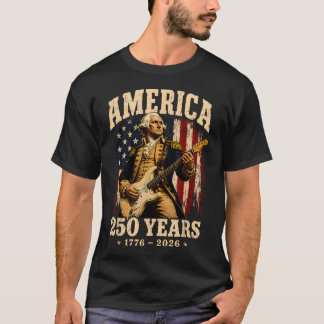 250-jarig jubileum VS George Washington Gitaar 250 T-shirt