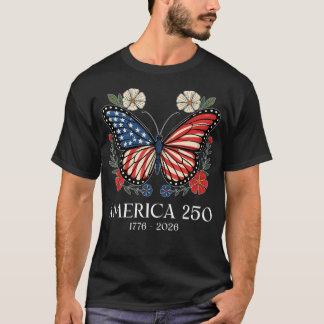 250-jarig jubileum VS Patriottische vrijheid 4 jul T-shirt