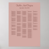 250+ kaneel Roos Eenvoudig weddenschap Poster (Voorkant)