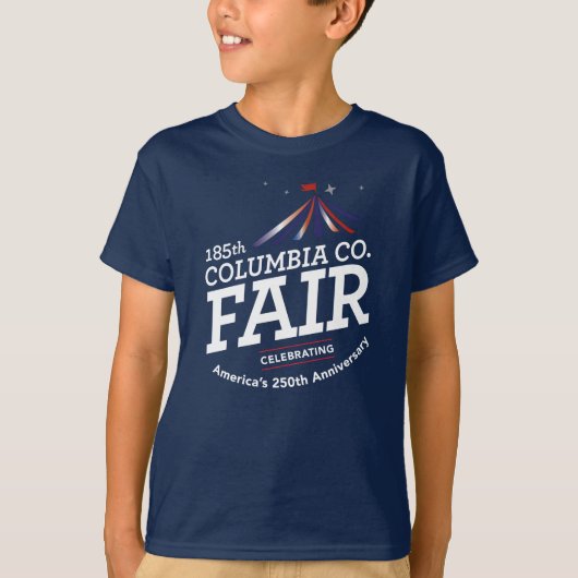 250 Kids Navy T-shirt (Voorkant)