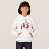 250 Kids Witte/grijze hoodie (Voorkant volledig)
