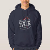 250 Mannen Navy Hoodie (Voorkant)